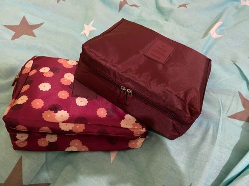 Customer photo review of Travel Cosmetics Bag