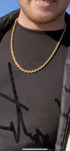 Customer photo review of Rope (Gold) 5mm