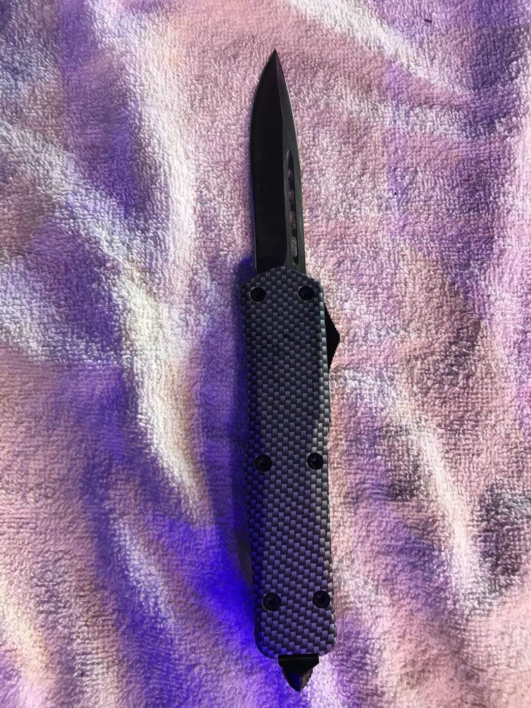 Customer photo review of Carbon Fiber Ghost D/A OTF (Multiple Blade Styles Available)