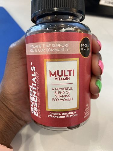 Customer photo review of QUEEN ESSENTIALS- Women's Daily Multi-Vitamin (plant-based) Gummies (45 Day Supply/ .55 Cent A Day) CLICK HERE