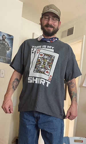 Customer photo review of Jack King Off Unisex Tee