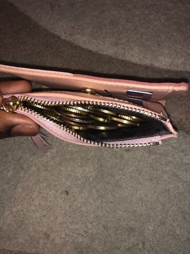 Customer photo review of Petite Tassel Wallet