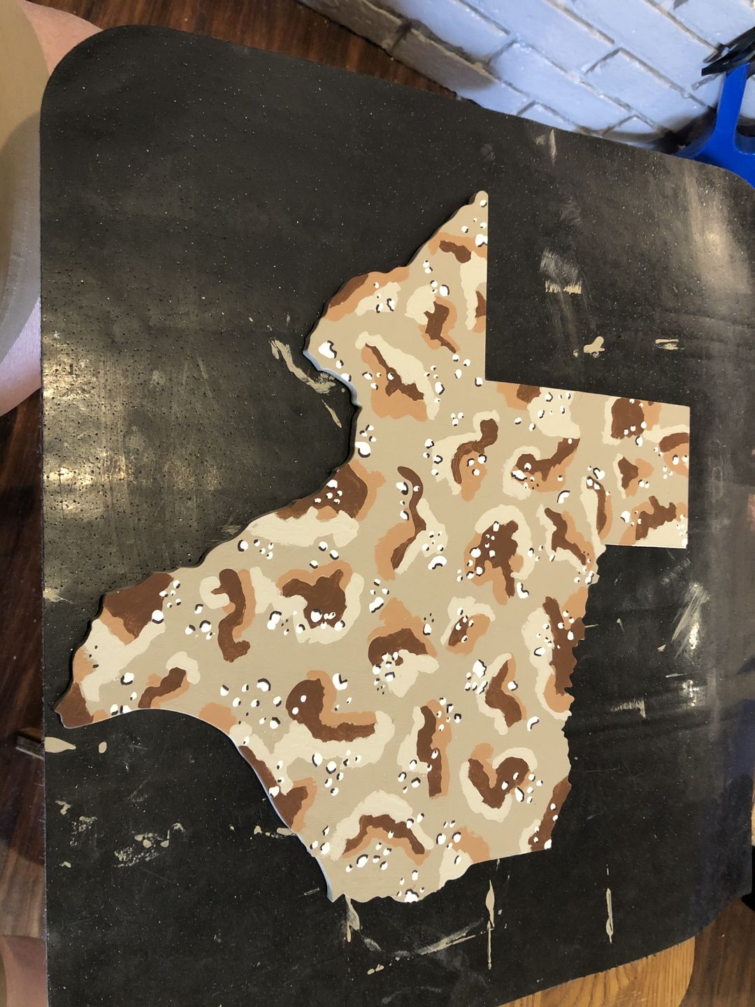 Customer photo review of Unfinished Wooden Texas Shape - State - Craft - up to 24" DIY