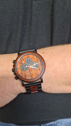 Customer photo review of Wood o'clock - Kastanie