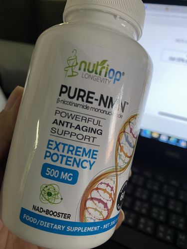 Customer photo review of Pure-NMN Nicotinamide Mononucleotide Extreme Potency 500mg Capsules (x60) - 30 Grams