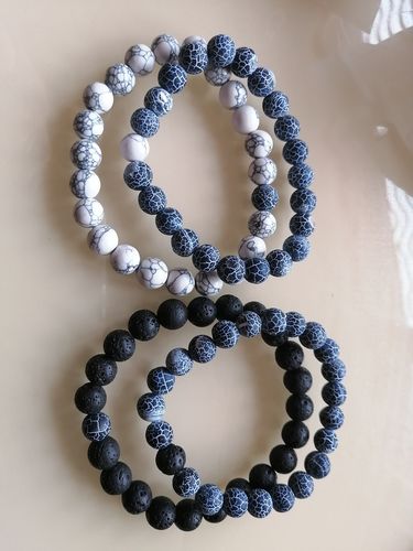 Customer photo review of His & Hers Distance Bracelets