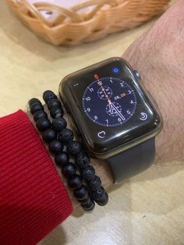 Customer photo review of His & Hers Distance Bracelets