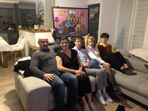 Customer photo review of Le Cadre Simpson Personnalisé