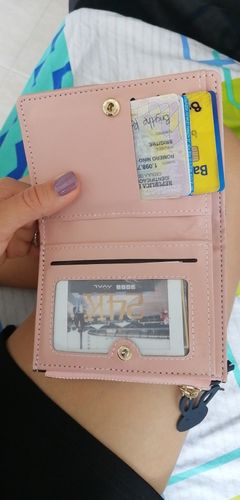 Customer photo review of Petite Tassel Wallet