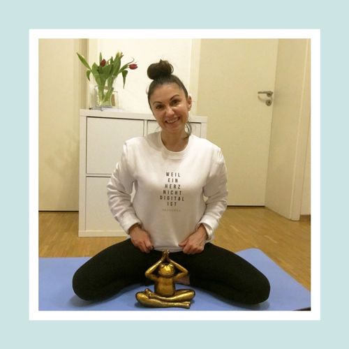 Customer photo review of 100% Organic Damen Langarmshirt »Weil ein Herz nicht digital ist«