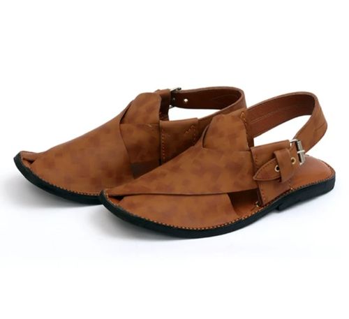 Customer photo review of Handmade Leather Peshawari Chappal ( Camel )