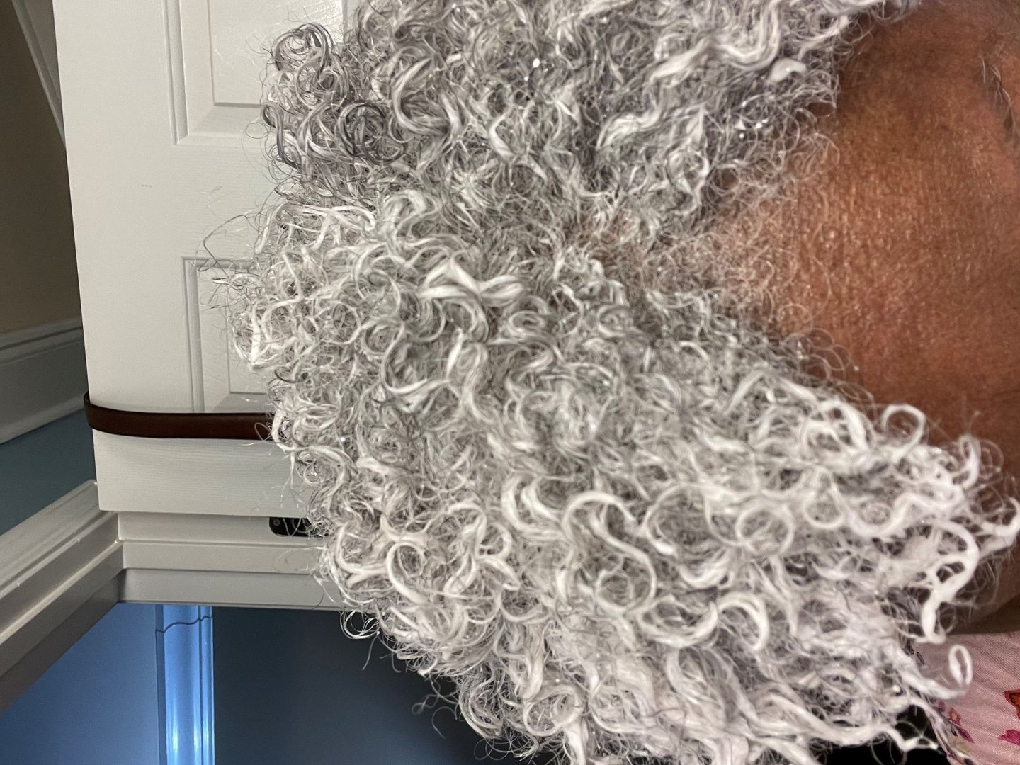 Customer photo review of Defining Flaxseed Gel for Curly Hair with Organic Jojoba Oil for Moisture and Lavender Fragrance