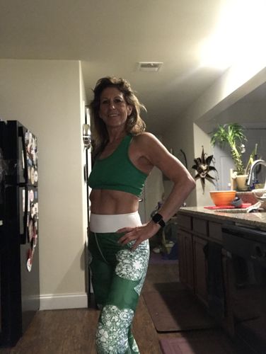 Customer photo review of Clover Doodle Leggings