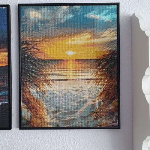 Customer photo review of Diamond Painting - Sandstrand