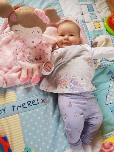 Customer photo review of Personalized Leyadoll (Strawberry) with Gift Bag - 2 Skin Tones