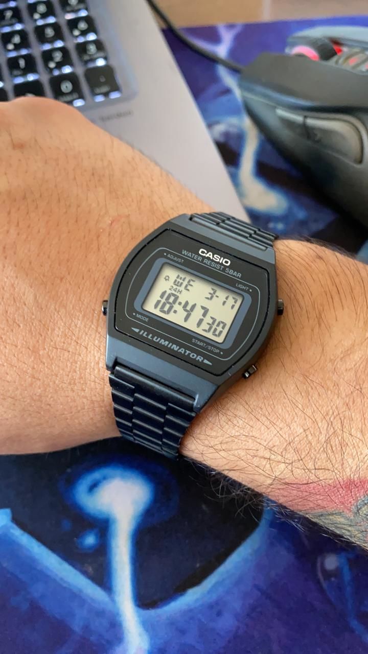 Customer photo review of Reloj Casio Vintage B640WB-1ADF Digital Metálico Negro
