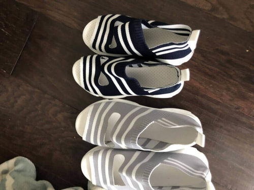 Customer photo review of LiLyTA™ Casual Woven Wedge Comfy Open Toe Sandals