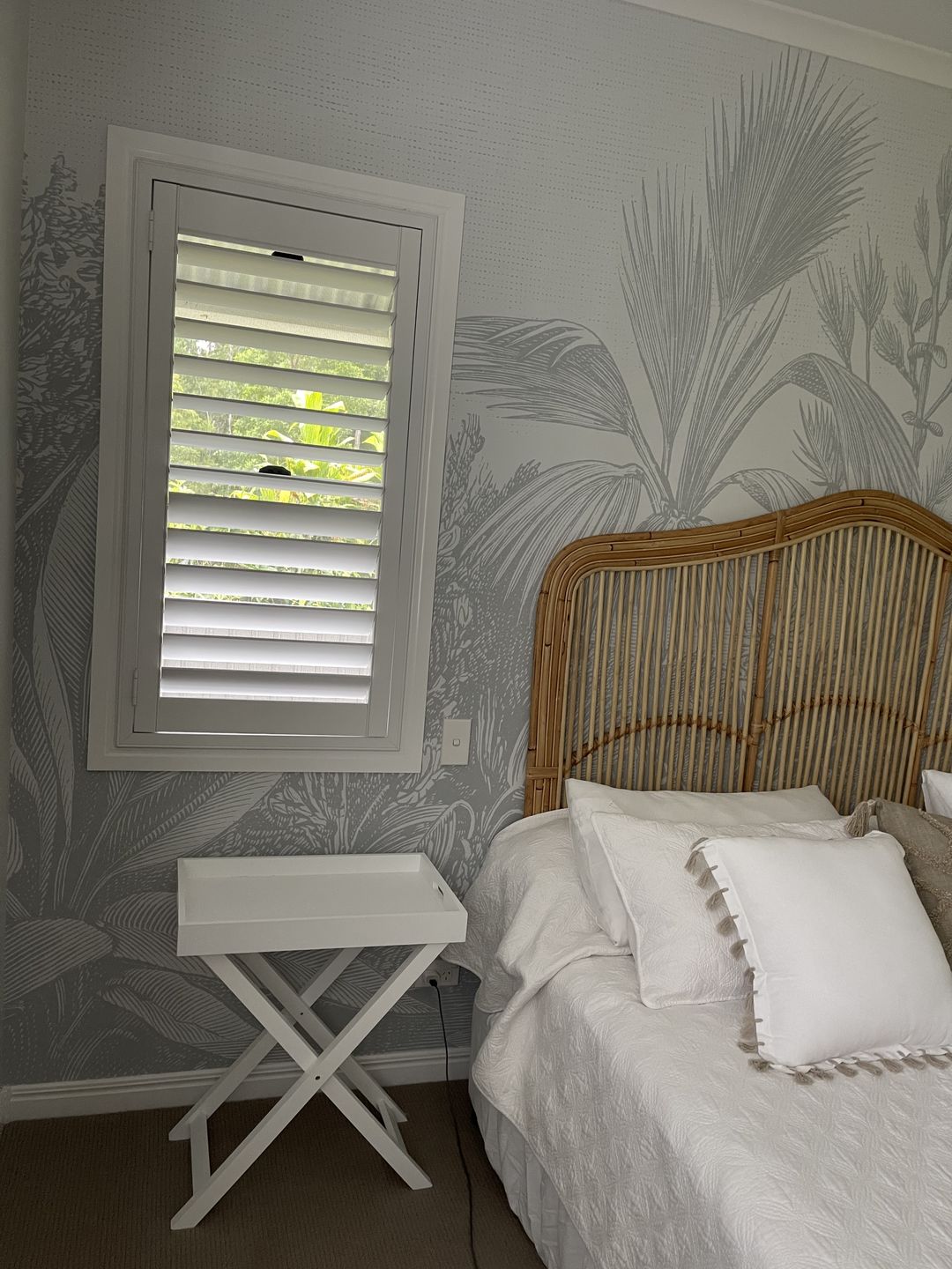 Customer photo review of Vintage Tropics Wallpaper Mural