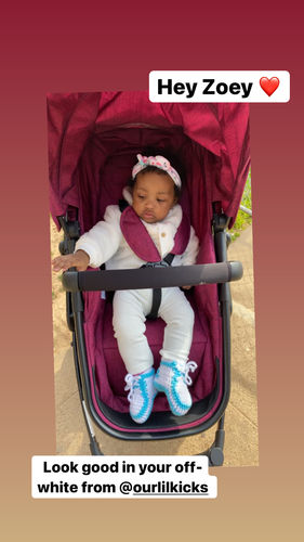 Customer photo review of Hand-Made Baby Off-W Carolina Blue