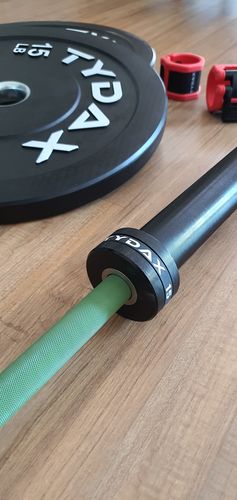 Customer photo review of Tydax Competition Barbell - 15kg Olympic Bar