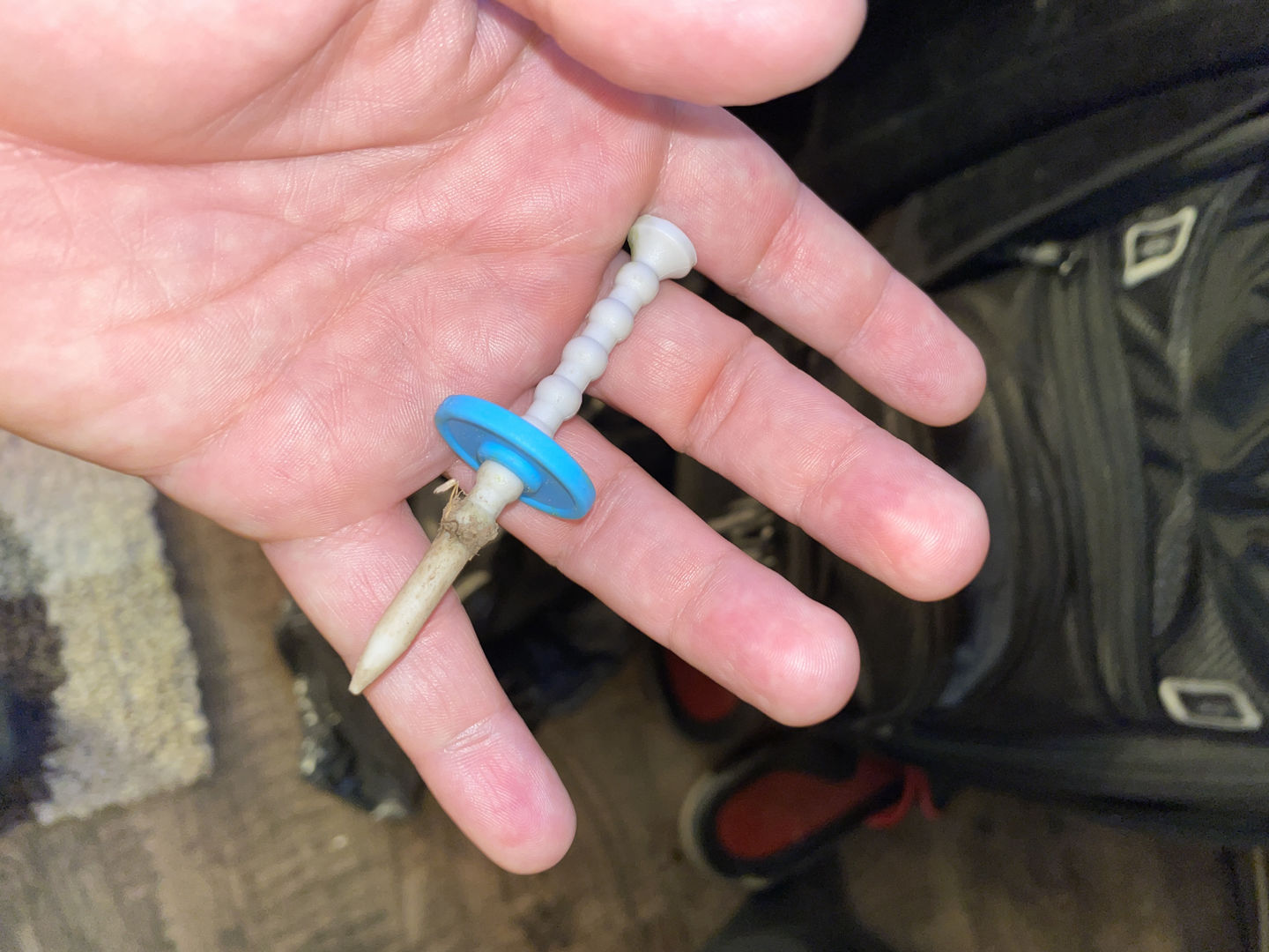 Customer photo review of Telos Premium Golf Tees