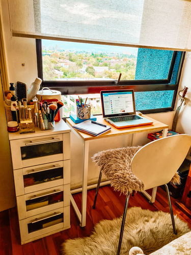 Customer photo review of Escritorio industrial MIMA 70 x 40 Blanco