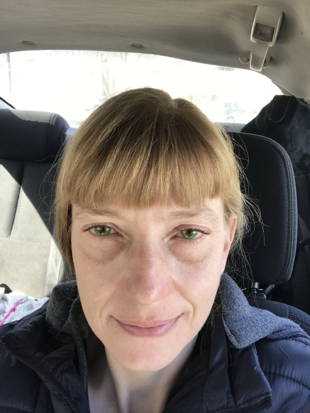 Customer photo review of Pixie Green Colored Contact Lenses