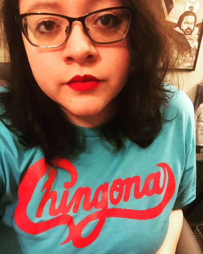 Customer photo review of Unisex Chingona Turq Tee