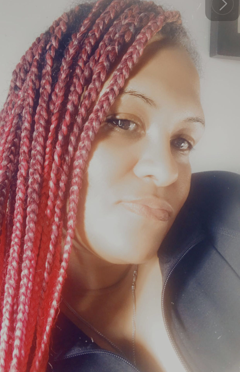 Customer photo review of Innocence Hair Spetra Synthetic Braid - EZ BRAID RAINBOW 30"