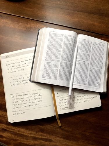 Customer photo review of Daily Kairos Prayer Journal