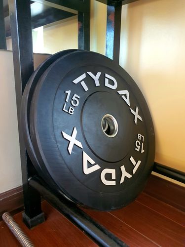 Customer photo review of Tydax Black Bumper Plates