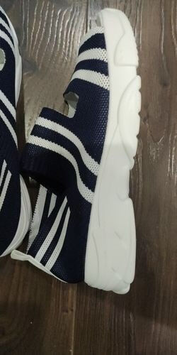 Customer photo review of LiLyTA™ Casual Woven Wedge Comfy Open Toe Sandals