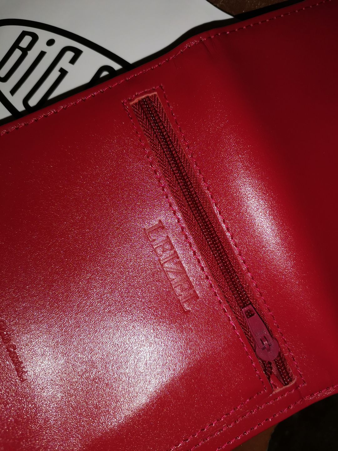 Customer photo review of Leather Trixie Cherry