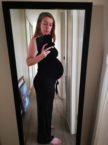 Customer photo review of MY DARLING PANTS BLACK - SECONDS