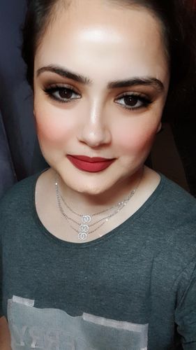 Customer photo review of Aastha's Triple Layer Embrace Necklace
