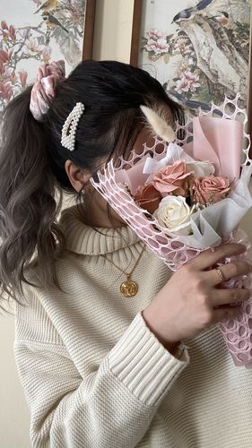 Customer photo review of Cali Coin Necklace