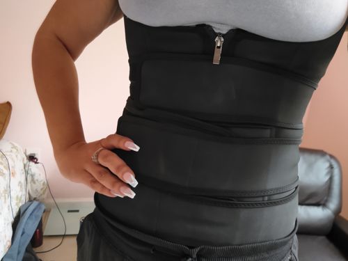 Customer photo review of Lux Latex Vest - Triple Belt