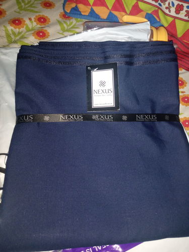 Customer photo review of Sadabahar Navy Blue Wash and Wear Unstitched