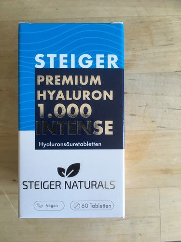 Customer photo review of Steiger Premium Hyaluron 1.000 Intense | 60 Tabletten für 1 Monat