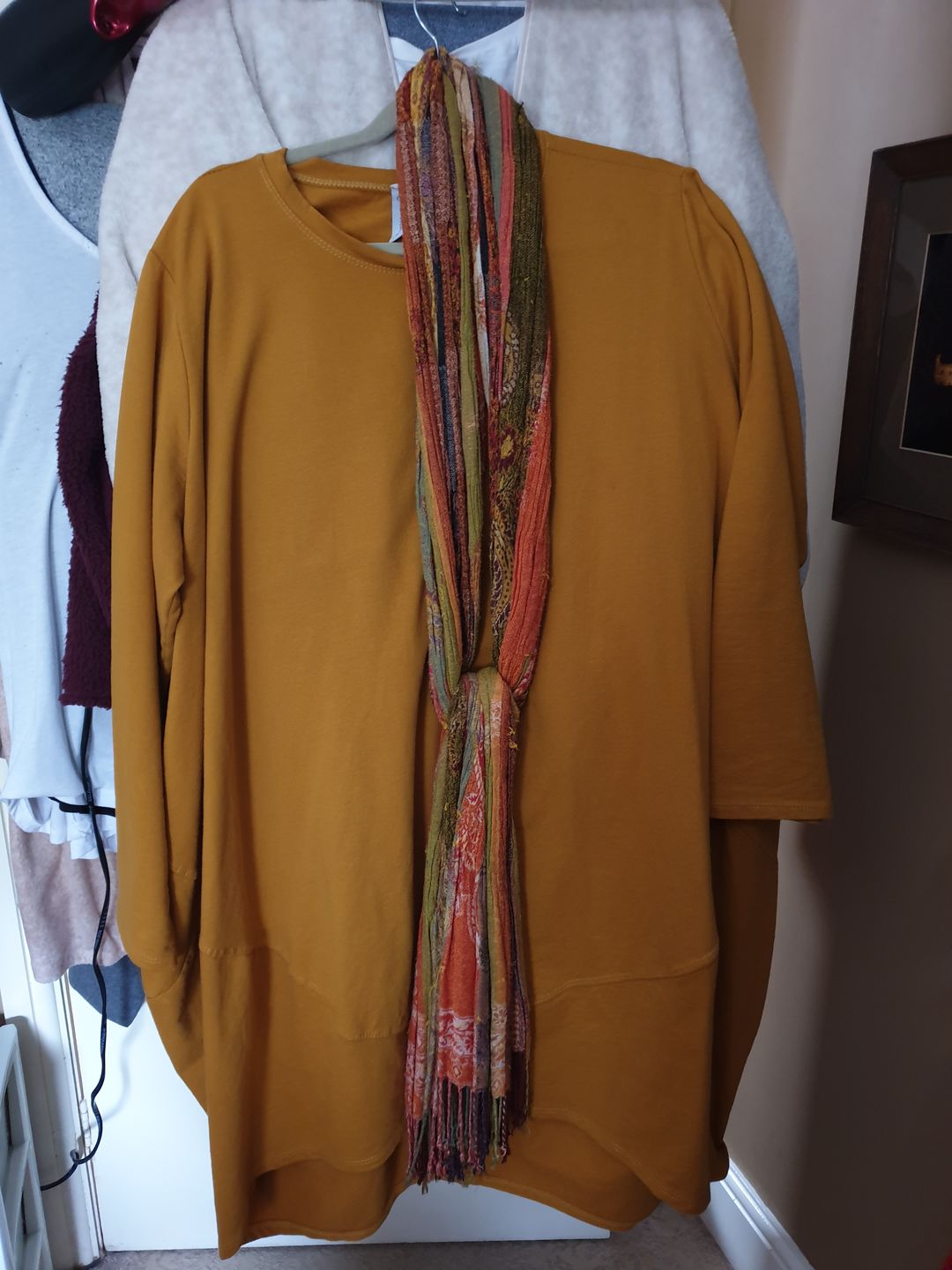 Customer photo review of Oversized Cocoon Tunic  - 10517