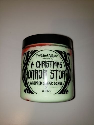 Customer photo review of A Christmas Horror Story Sugar Scrub