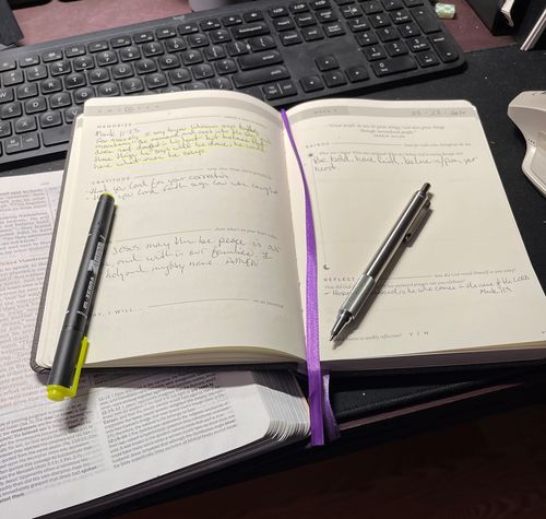 Customer photo review of Daily Kairos Prayer Journal