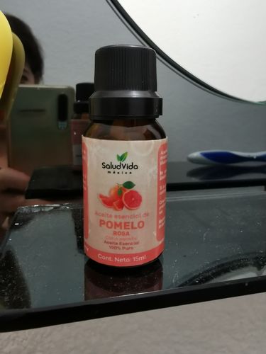 Customer photo review of Aceite esencial de pomelo rosa (Grapefruit)