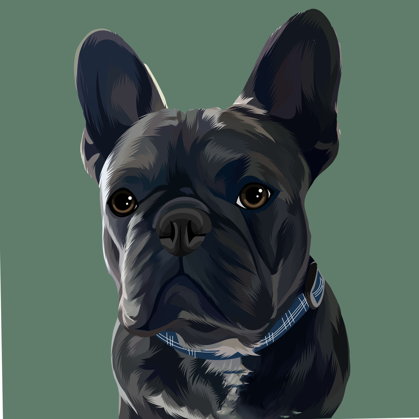 Customer photo review of Custom Pet Portrait (Digital Copy)