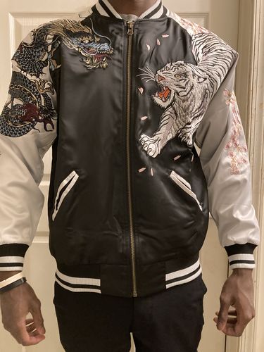 Customer photo review of Four Legendary Creatures Sukajan Souvenir Jacket