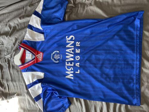 Customer photo review of Glasgow Rangers 1992/1994 Home Kit
