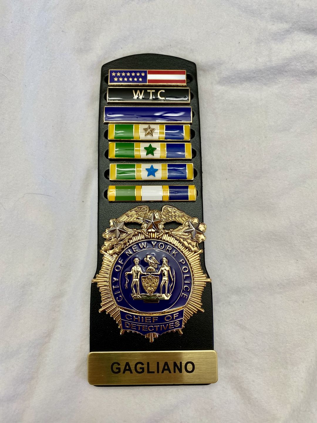 Customer photo review of NY New York Police Badge Replica Movie Props 1/2/3/4/5 Star (Optional)