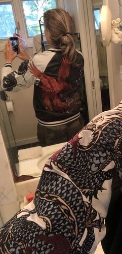 Customer photo review of Four Legendary Creatures Sukajan Souvenir Jacket