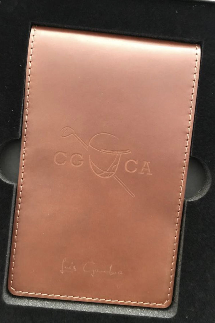 Customer photo review of Yardage Book Cover