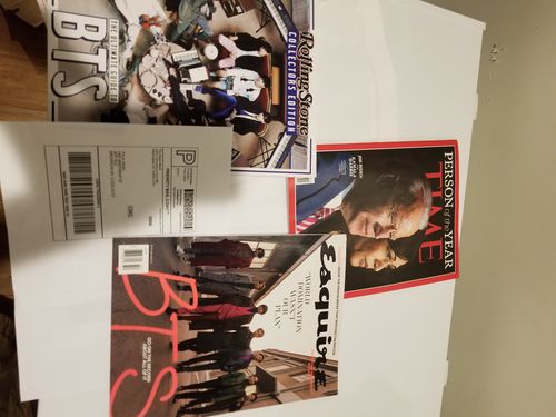 Customer photo review of BTS Ultimate Magazine Bundle Pack